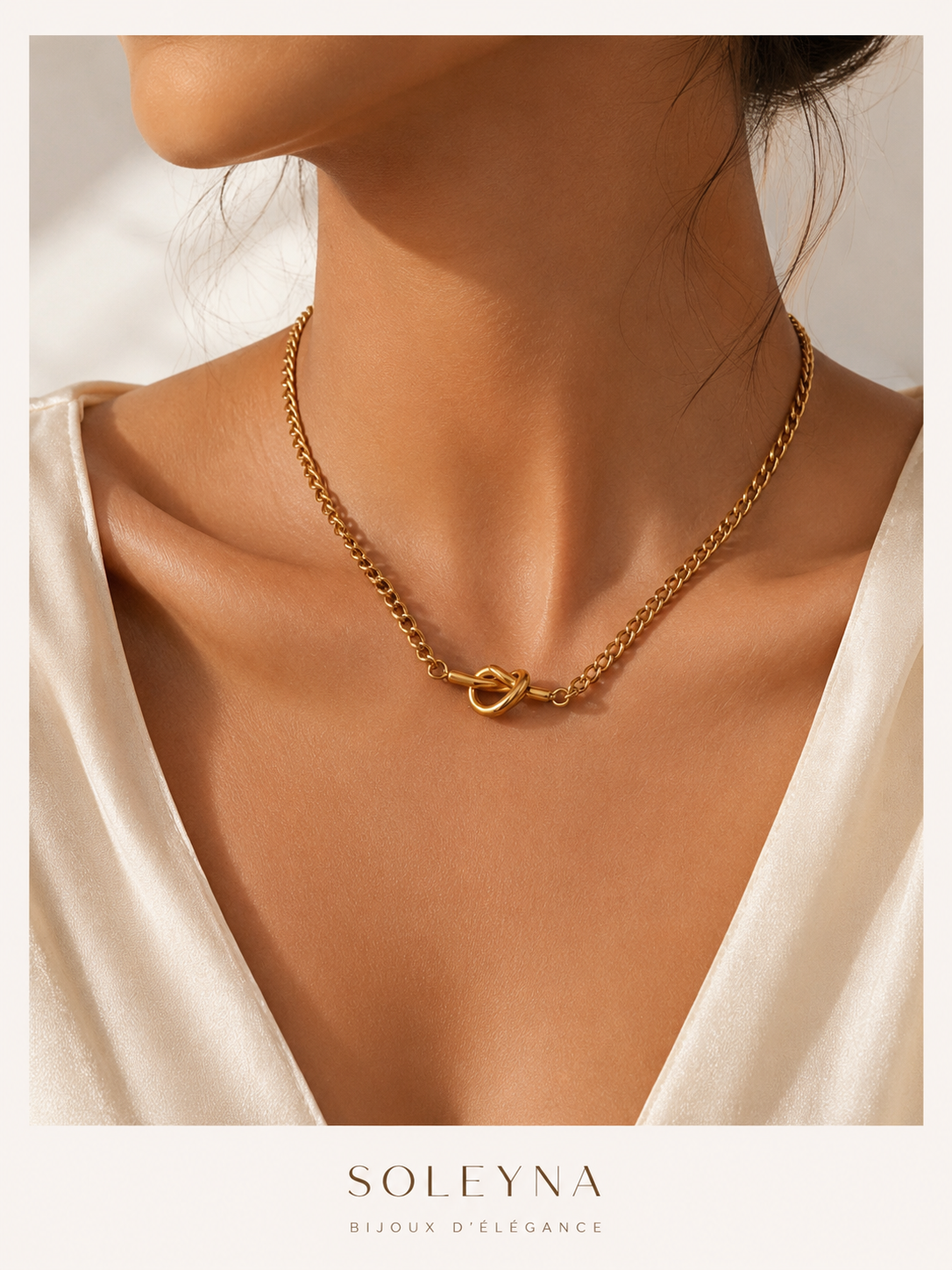 Collier NOÉLIA Doré — SOLEYNA