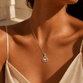 Collier INÈS Cœur en Argent 925 & Moissanite | SOLEYNA - SOLEYNA