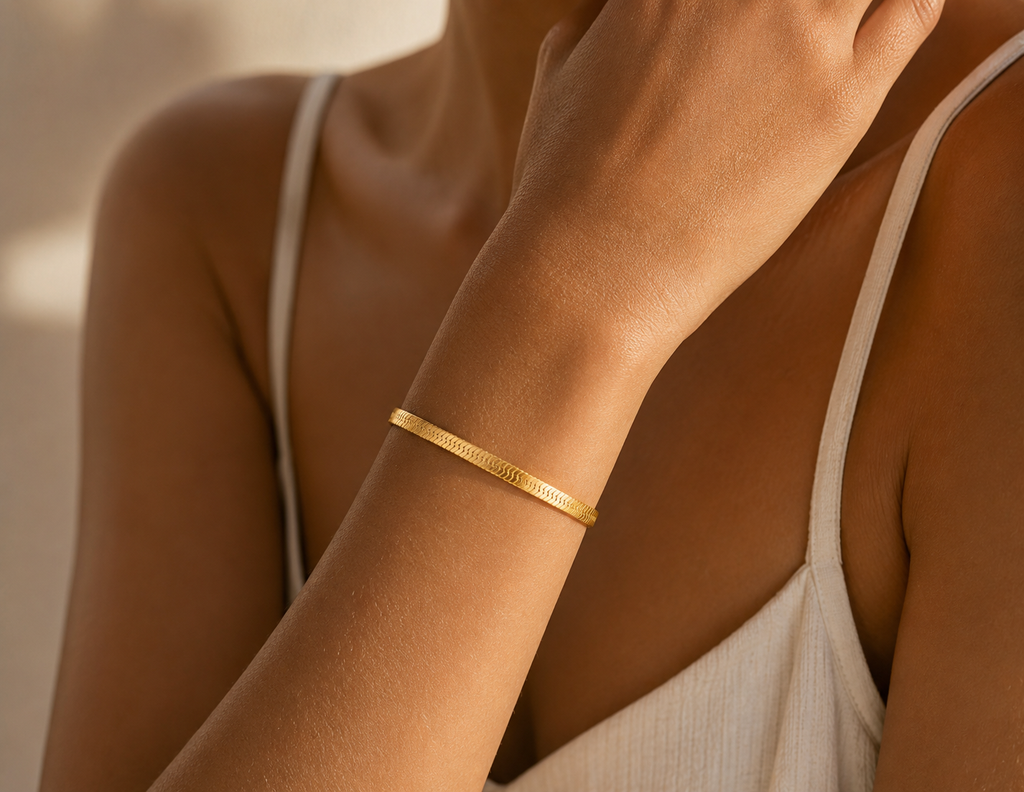 Bracelet Riviera — SOLEYNA | Bracelet Femme Doré Minimaliste