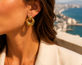 Boucles d’Oreilles AURÉA Dorées — SOLEYNA