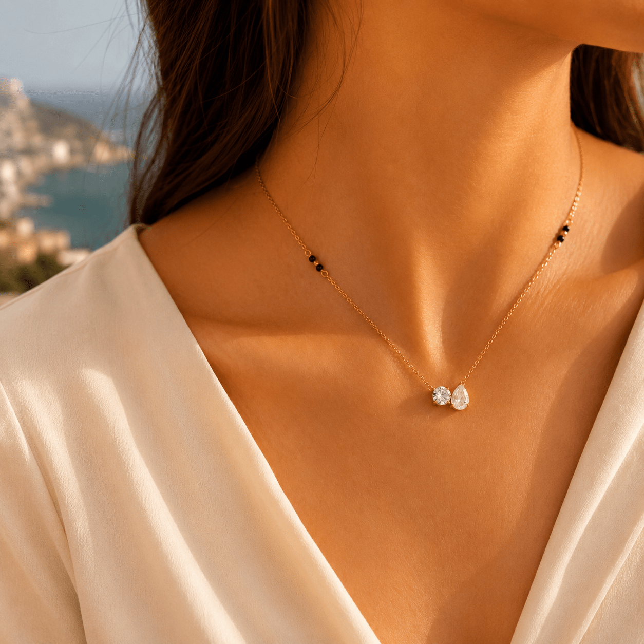 Collier Duo Éclat Riviera - SOLEYNA