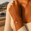 Bracelet Fleur Dorée – Acier Inoxydable 316L - SOLEYNA